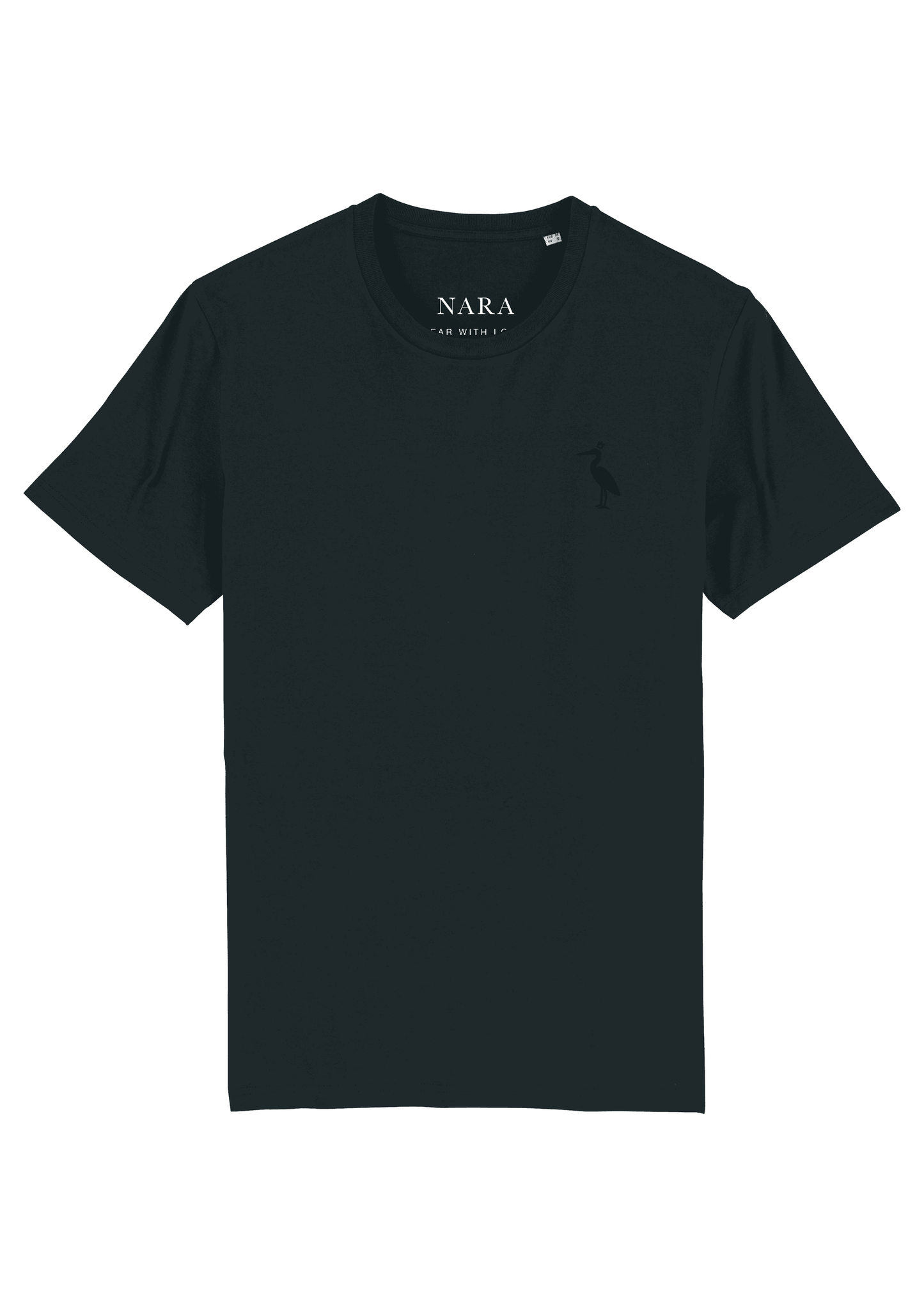 Black T-shirt Unisex Heron