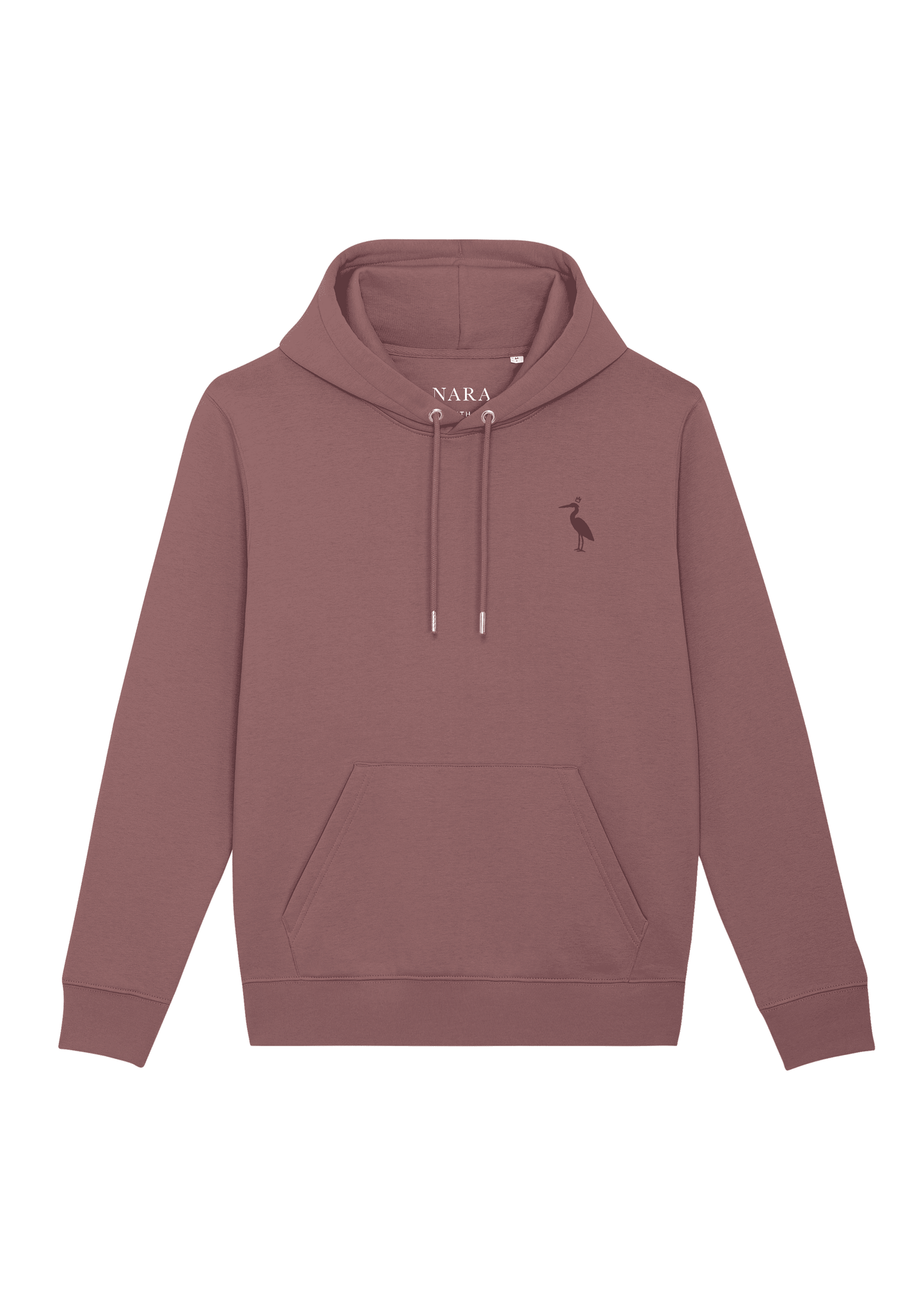 Belgian design coffee-colored hoodie