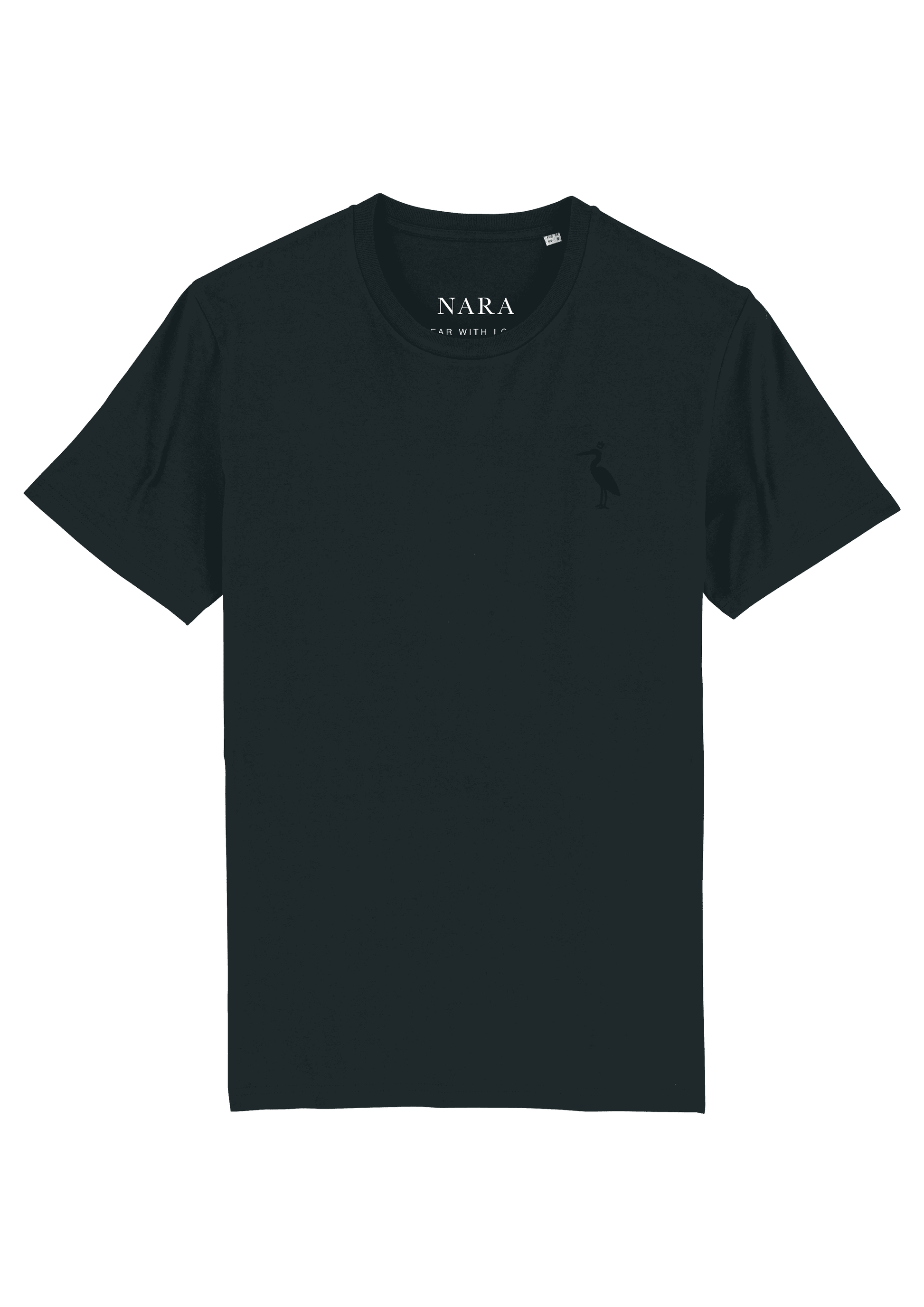 Black T-shirt Unisex Heron